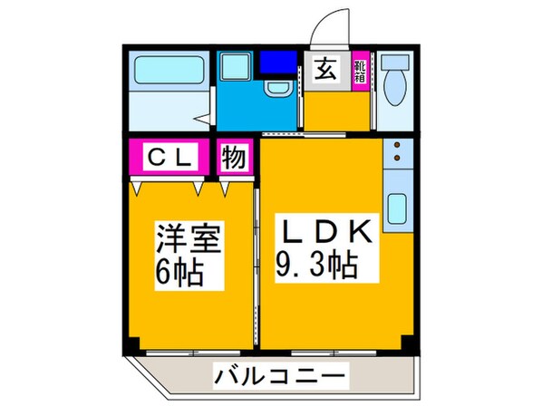 アヴァンティ三国ヶ丘Ⅱの物件間取画像